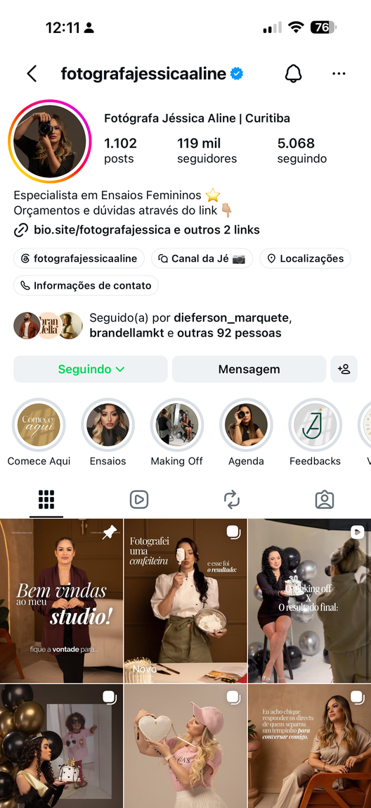 Resultado real de cliente